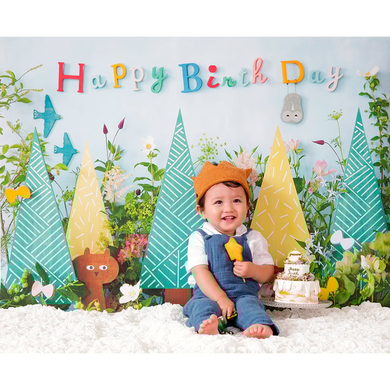 グラこころ 誕生日ポスター 4枚セット おうち写真館+S botanical | gracocoro