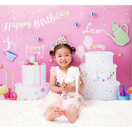 おうち写真館+S　 sweets land   BERRY PINK　＊名入れ無し