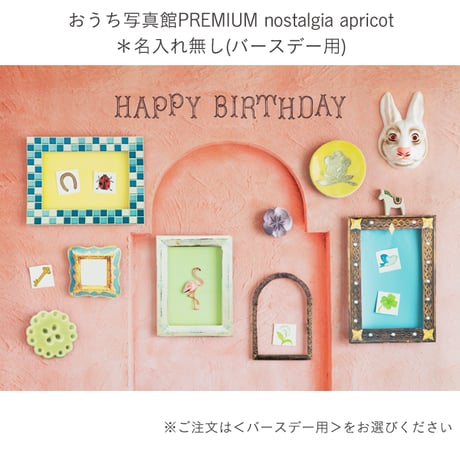 おうち写真館PREMIUM  nostalgia apricot　＊名入れ無し