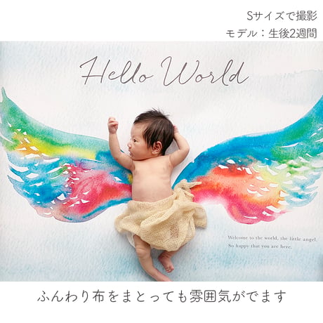 おうち写真館  Lovely  angel　＊名入れ無し
