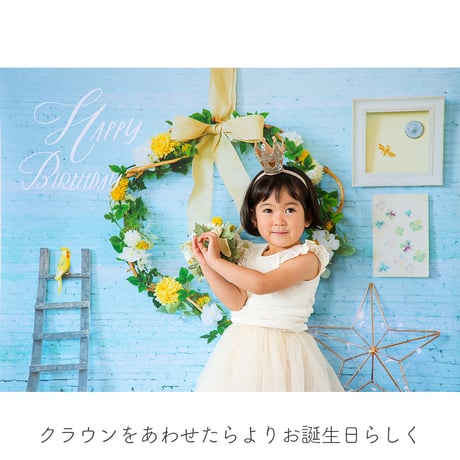 おうち写真館PREMIUM  happiness GREEN　＊名入れ無し