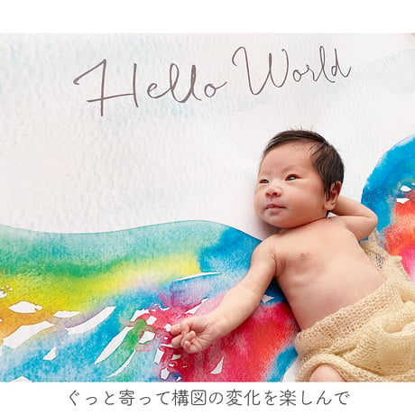 おうち写真館  Lovely  angel　＊名入れ無し