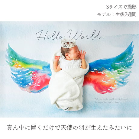 おうち写真館  Lovely  angel　＊名入れ無し