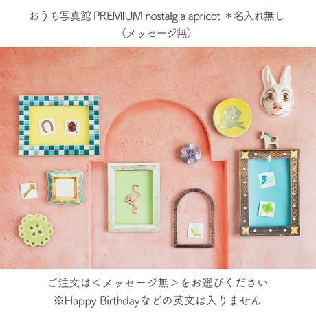 おうち写真館PREMIUM  nostalgia apricot　＊名入れ無し