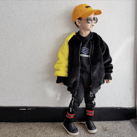 モコモコバイカラーブルゾン☆kids