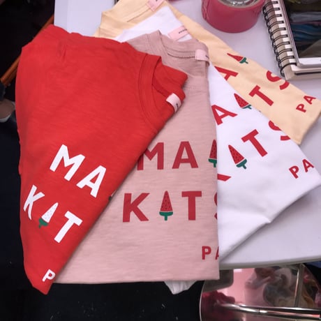アルファベット🍉スイカＴシャツ☆ladies