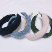 アンゴラ混カチューシャ
