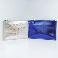 HAVE A NICE DAYクラッチバッグ