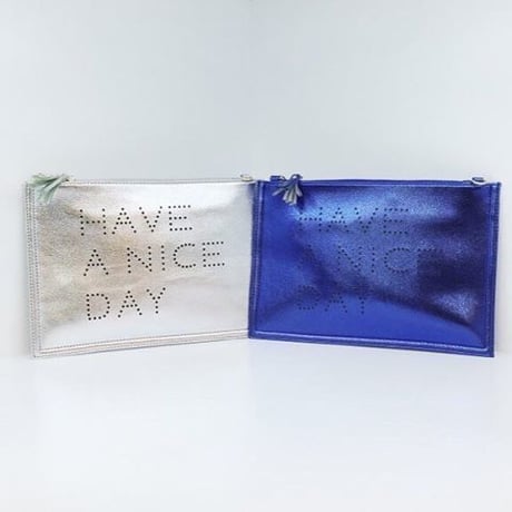 HAVE A NICE DAYクラッチバッグ