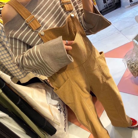 コーデュロイサロペット