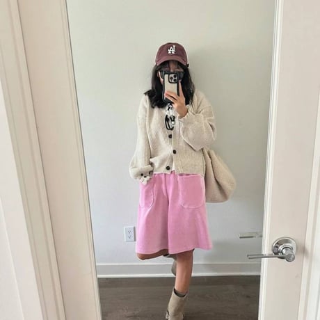 コーデュロイバミューダパンツ