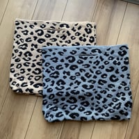 レオパードニットバック