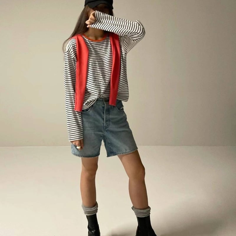 HOLIDAY ボーダーロンT ボーダーロンT | the BG