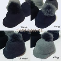 ジョッキーウール帽子