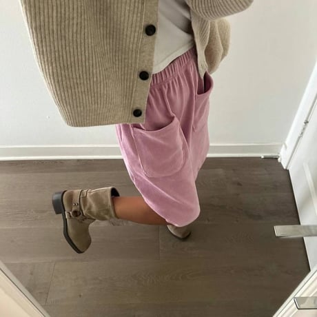 コーデュロイバミューダパンツ