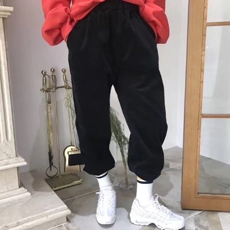 コーデュロイハイウェストパンツ