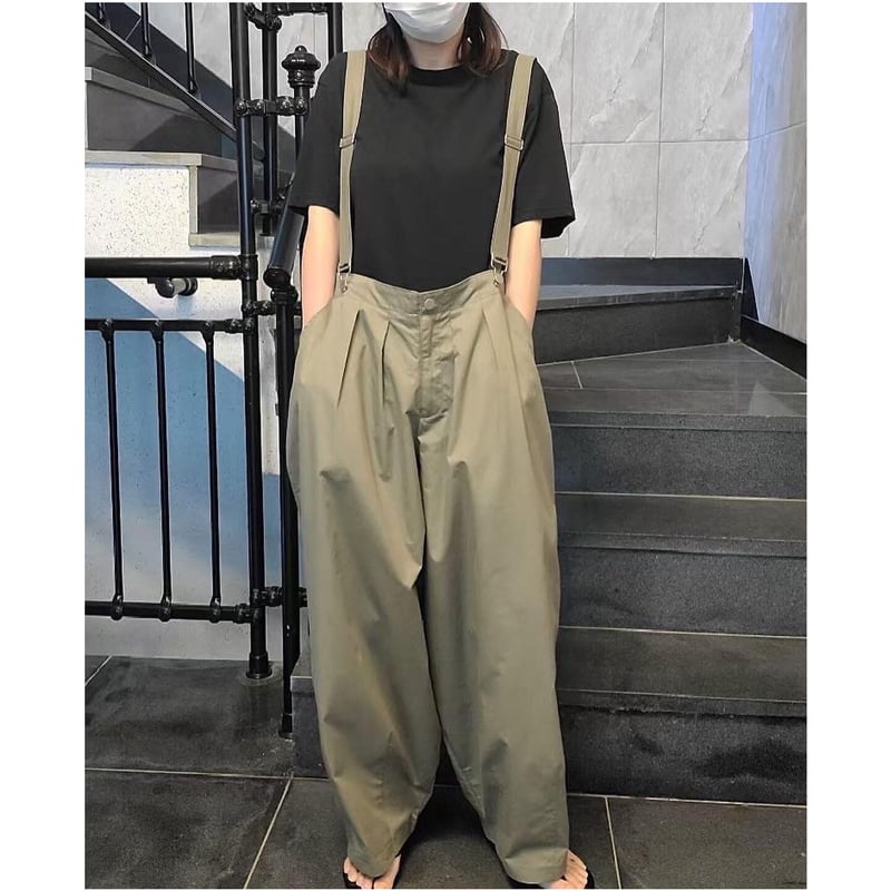 GoodOn オリーブ カーキ サロペット オーバーオール GoodOn オリーブ カーキ サロペット オーバーオール Good On
