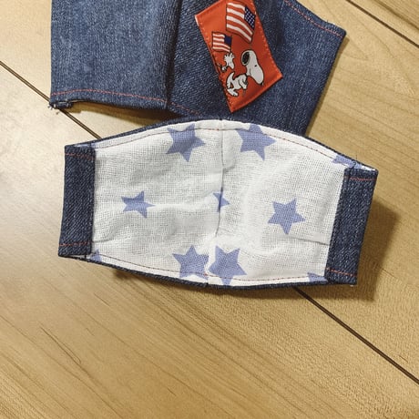 KIDSマスク☆スヌーピーデニム