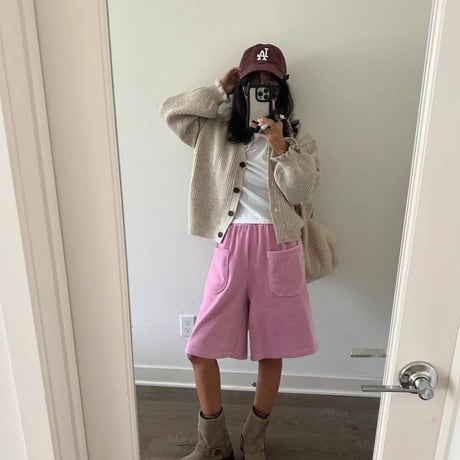コーデュロイバミューダパンツ