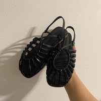 編みサンダル