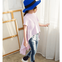 ベールTシャツ パープルピンク☆kids