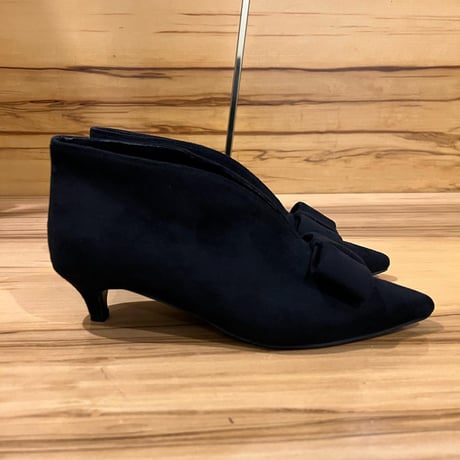 リボンスェードヒール size24.0cm