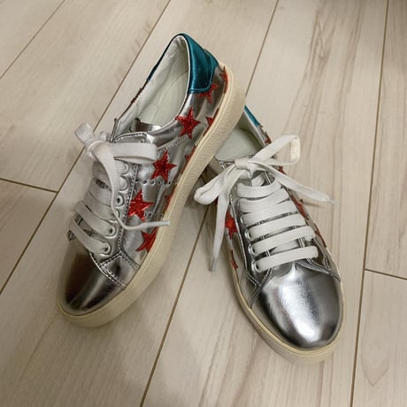 スターシルバーシューズ☆size23.5cm