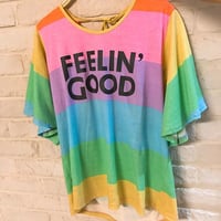 パステルレインボーTシャツ☆ladies