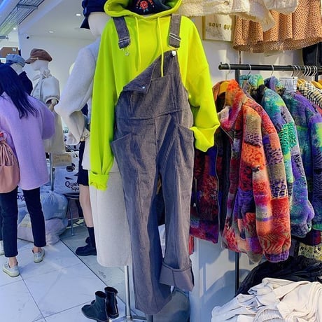 コーデュロイサロペット