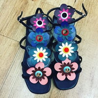 フラワーサンダルsize22.5 24.0