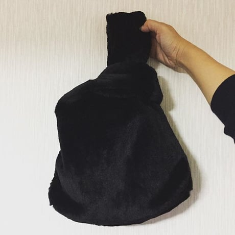 女性自身掲載品☆ブラウンファーバッグ