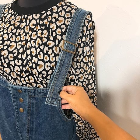 デニムサロペット