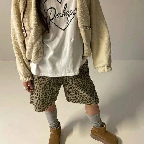 レオパードバミューダパンツ