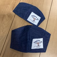 大人用マスク☆インディゴブルー×スヌーピー