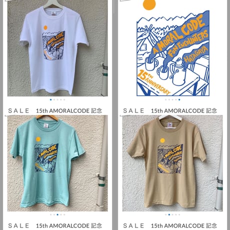 ＳＡＬＥ　15th AMORALCODE 記念Tシャツ@hugo