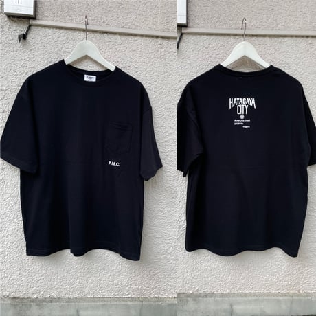 限定amc✖️hatagayacity Back T Over size ブラック