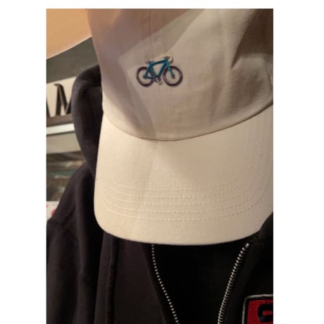 AMCウォッシュドキャップ　ホワイト　bicycle &juice
