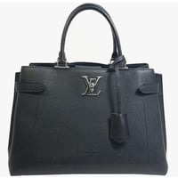 :価格¥220000 LOUIS VUITTON(ルイヴィトン)  ロックミーデー ロゴ トートバッグ ハンドバッグ グレインカーフレザー レディース 中古
