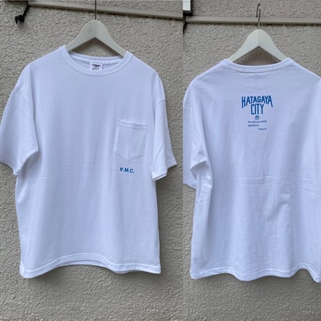 限定amc✖️hatagayacity Back T Over size ホワイト