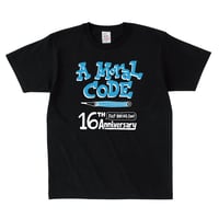 先行予約　16周年AMORALCODE @hugo Tシャツ　ブラック