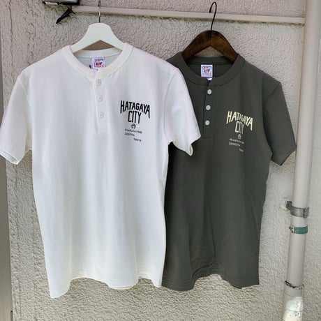 渋谷区コラボhatagayacity  ヘンリーネックT