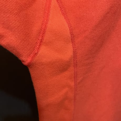 teru Style 麻綿スエットオーバーサイズTシャツ　orange
