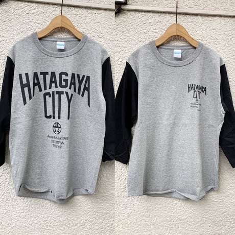 渋谷区コラボhatagayacity  7.1オンス ベースボールT