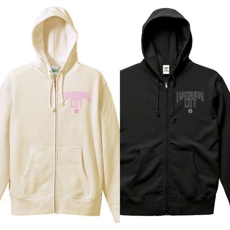 先行予約アウトラインhatsudaicityブラック 初台シティージップパーカー