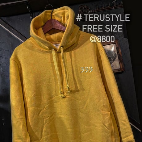 teruパーカーフリーsize イエロー、ブルー