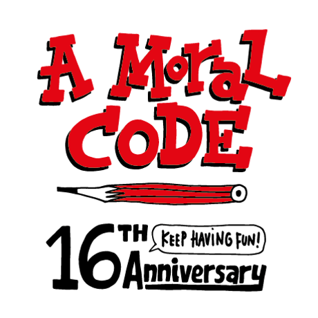 先行予約　16周年AMORALCODE @hugo Tシャツ　ブラック