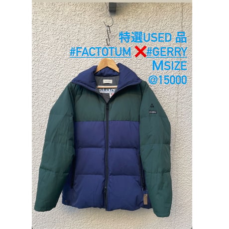 セレクト特選USED品 FACTOTUM ❌#GERRY  ＭSIZE