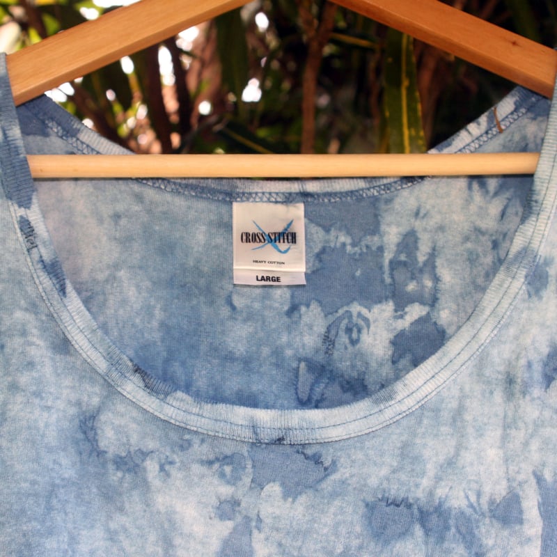 藍メンズタンクトップ L | 石垣島 oogomadara webshop