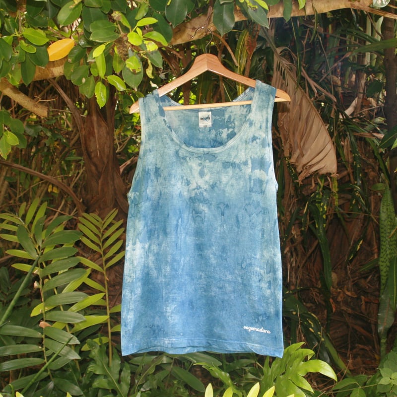 藍メンズタンクトップ L | 石垣島 oogomadara webshop