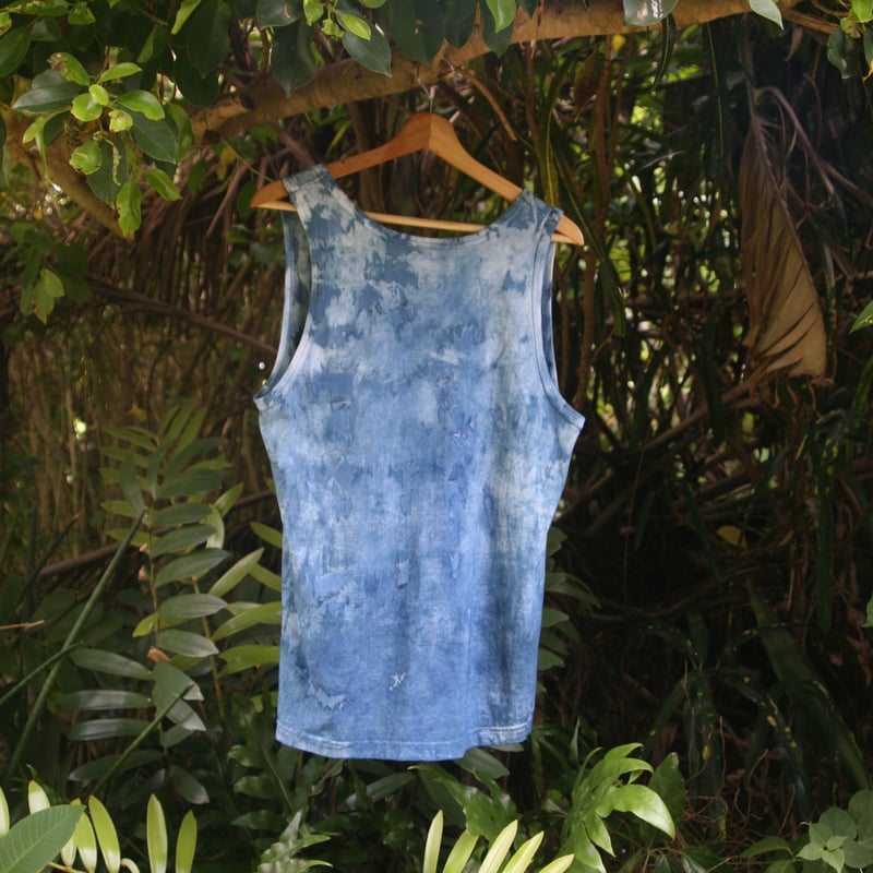 藍メンズタンクトップ L | 石垣島 oogomadara webshop